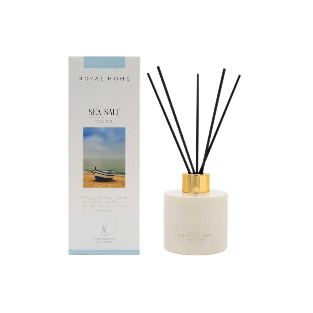 SEA SALT 120 ML BAMBOO STICK REED DIFFUSER – Royal Platinum UK
